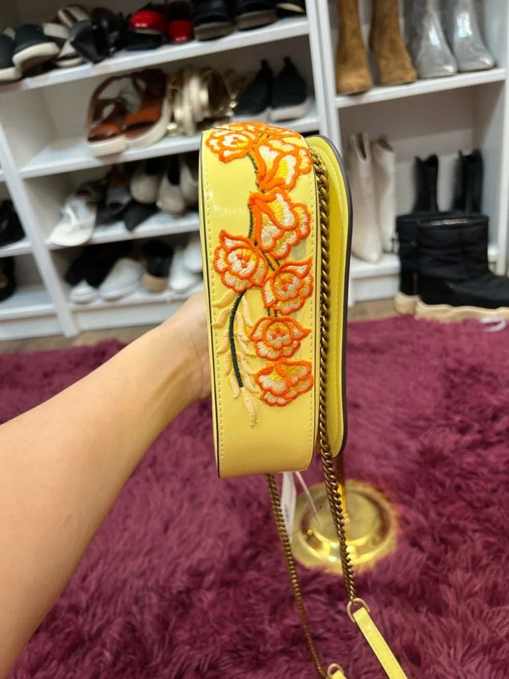 🔥🔥 Tory Burch brand new 2 way bag with beautiful embroidery - Picture 7 of 12
